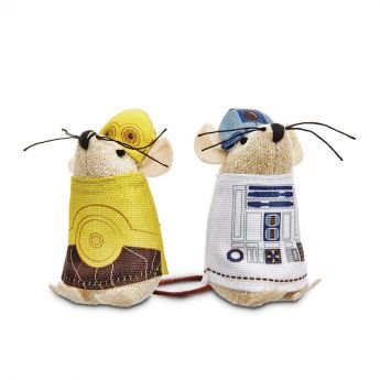 PCO Star Wars C-3PO & R2-D2 kissanlelu (Monivärinen)