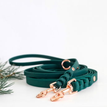 Tyylivoitto Braid talutin, smaragdi/ruusukulta