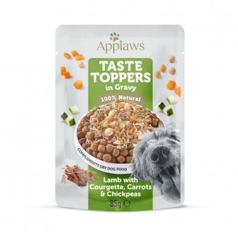 Applaws Taste Toppers lamb with courgette, carrots & chickpeas in gravy pouch