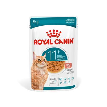 Royal Canin Ageing 11+ kissan märkäruoka kastikeessa 12x85 g