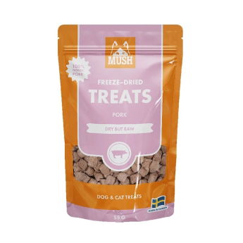 MUSH Freeze-Dried Possu 55g herkku koiralle tai kissalle