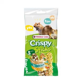 Versele-Laga Crispy Sticks Omnivores Triple Variety Pack 160g