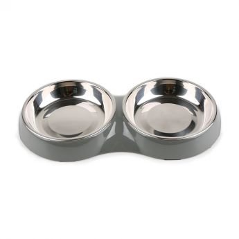 Little&Bigger Fat Cat tuplakuppi harmaa