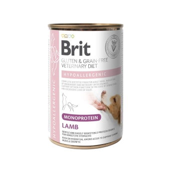Brit Veterinary Diet Dog Hypoallergenic Monoprotein Lamb 400 g
