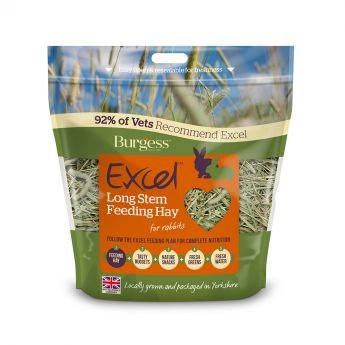 Burgess Excel pitkäkortinen ruokaheinä (1 kg)