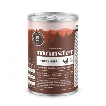 Monster Puppy Beef Can 400g