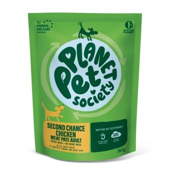 Planet Pet Society Dog Adult Pouch Second Chance Chicken