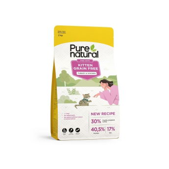 Purenatural Cat Grain Free Kitten Chicken & Turkey (2 kg)