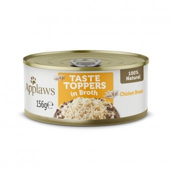 Applaws Taste Toppers chicken breast in broth tin