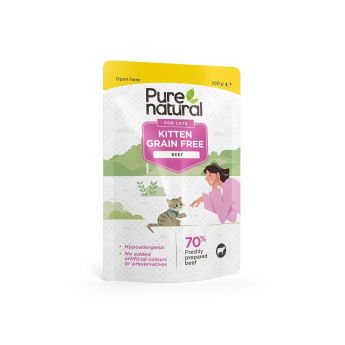 Purenatural Cat Kitten Beef 100 g