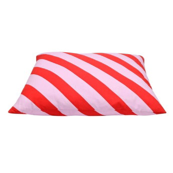 Little&Bigger HotSummer koiran tyyny vinoraidallinen punainen ja pinkki