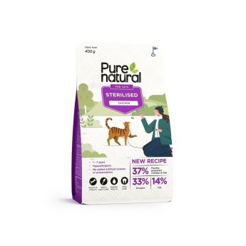 Purenatural Cat Sterilised Chicken (400 g)