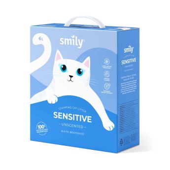 Smily White Bentonite Unscented 6 l