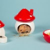 Scruffs Small animal Mushroom Ceramic Set