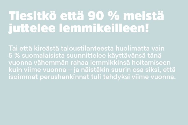 Tällaisia me olemme - Lue tutkimus