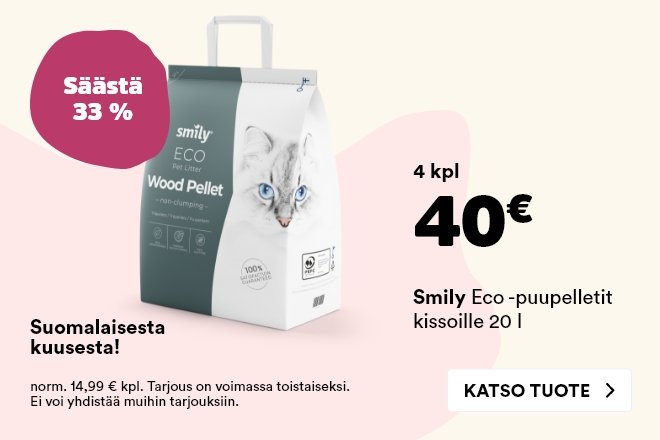 Smily Eco -puupelletti 4kpl 40 €
