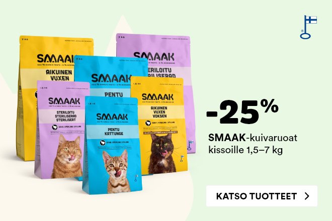 Smaak-kuivaruoat kissoille -25 %