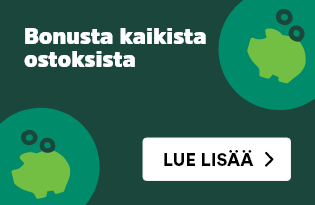 Bonusta kaikista ostoksista