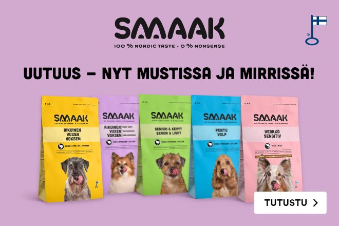 SMAAK - Suomessa valmistettu koiranruoka