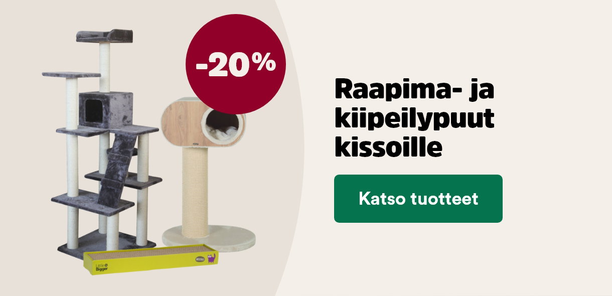 -20 % Raapima- ja kiipeilypuut 