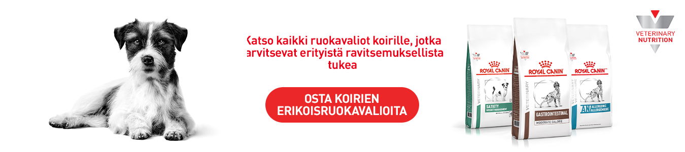 Musti ja Mirri Royal Canin Veterinary Diets eläinlääkäriruoka