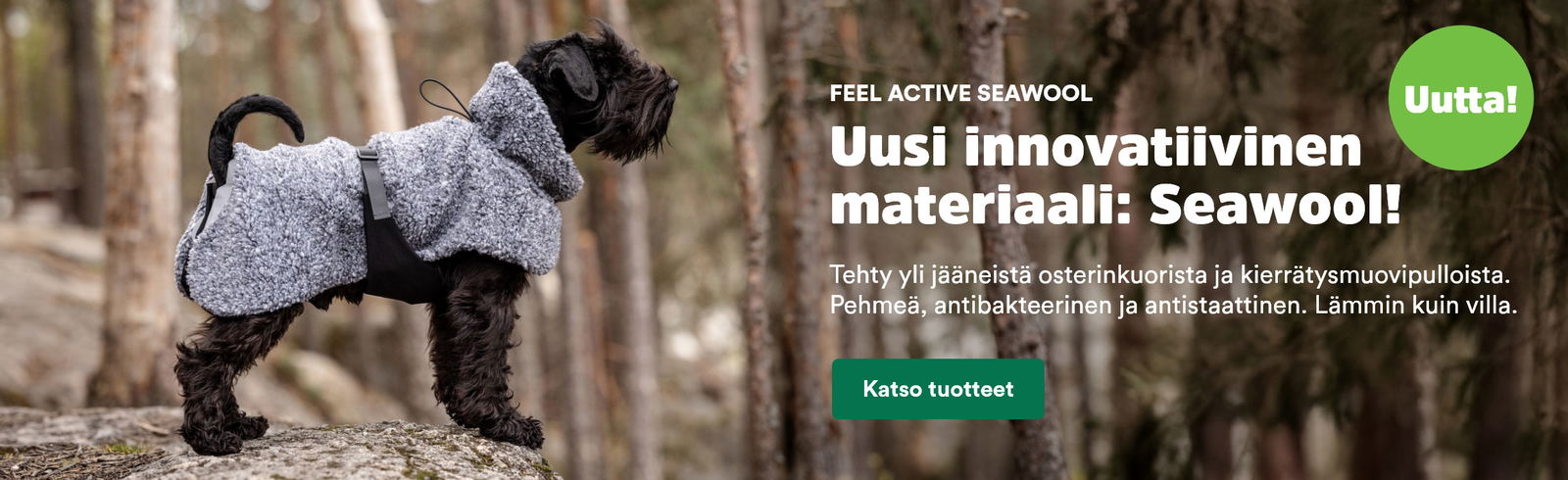Uusi innovatiivinen materiaali: Seawool