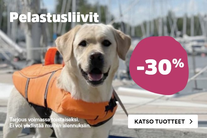 Koiran pelastusliivit -30 %