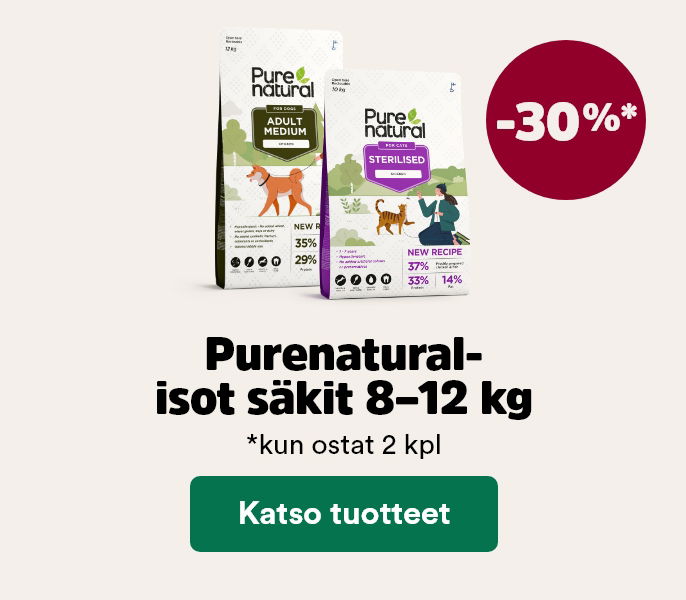Purenatural kuivaruoat 8-12 kg -30 %, kun ostat 2
