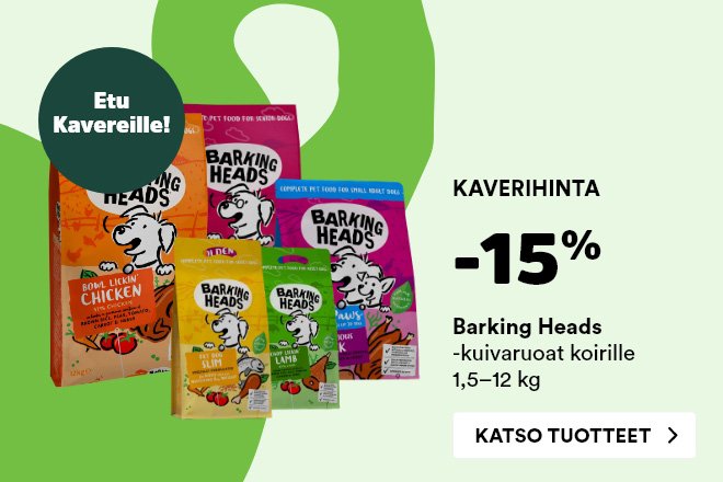 Barking Heads -kuivaruoat koirille -15 %