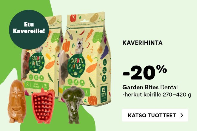 Garden Bites -herkut koirille -20 %