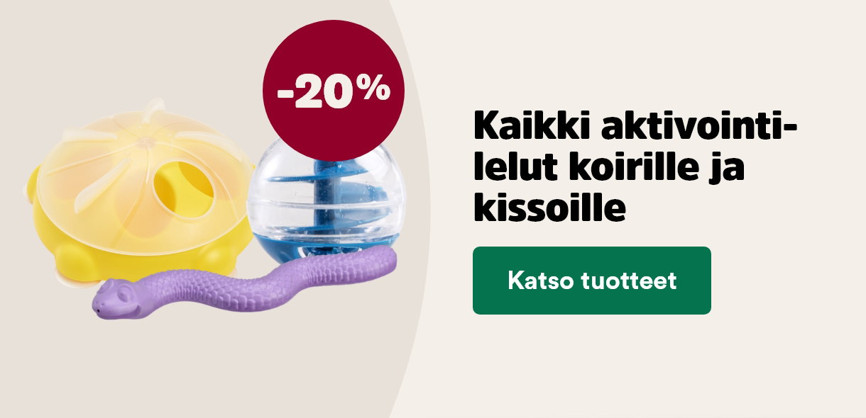Aktivointilelut -20 %