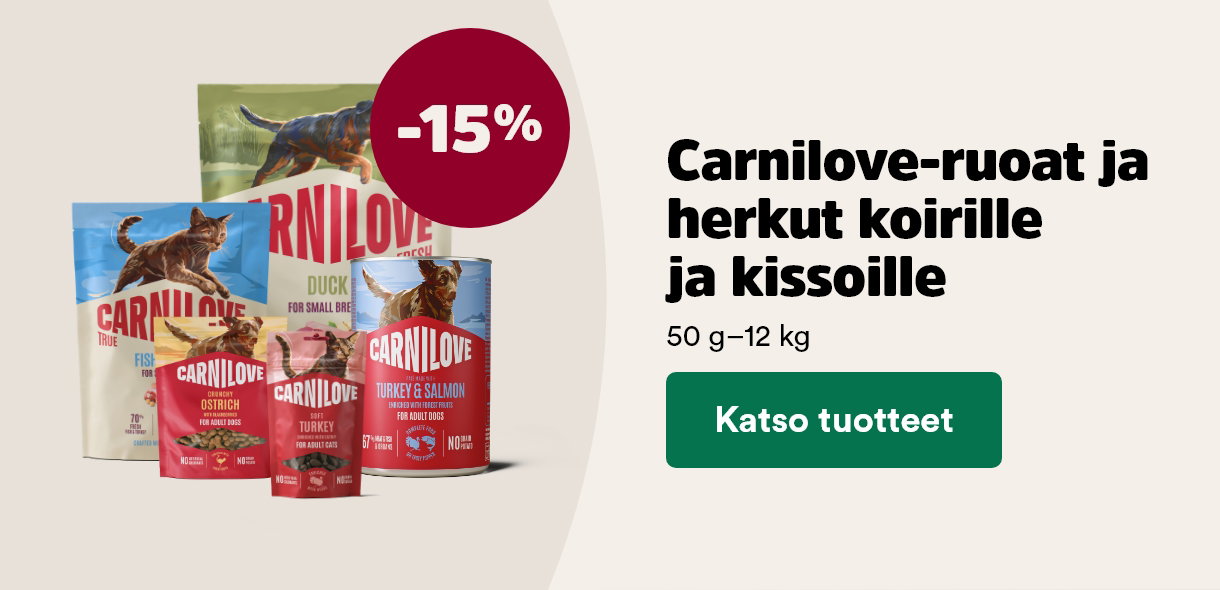 kaikki Carnilove tuotteet -15 %