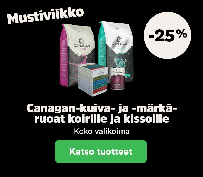 Canagan kuiva- ja m&auml;rk&auml;ruoat koirille ja kissoille -25%
