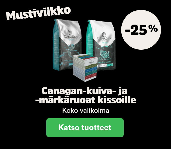 Canagan kuiva- ja m&auml;rk&auml;ruoat kissoille -25%