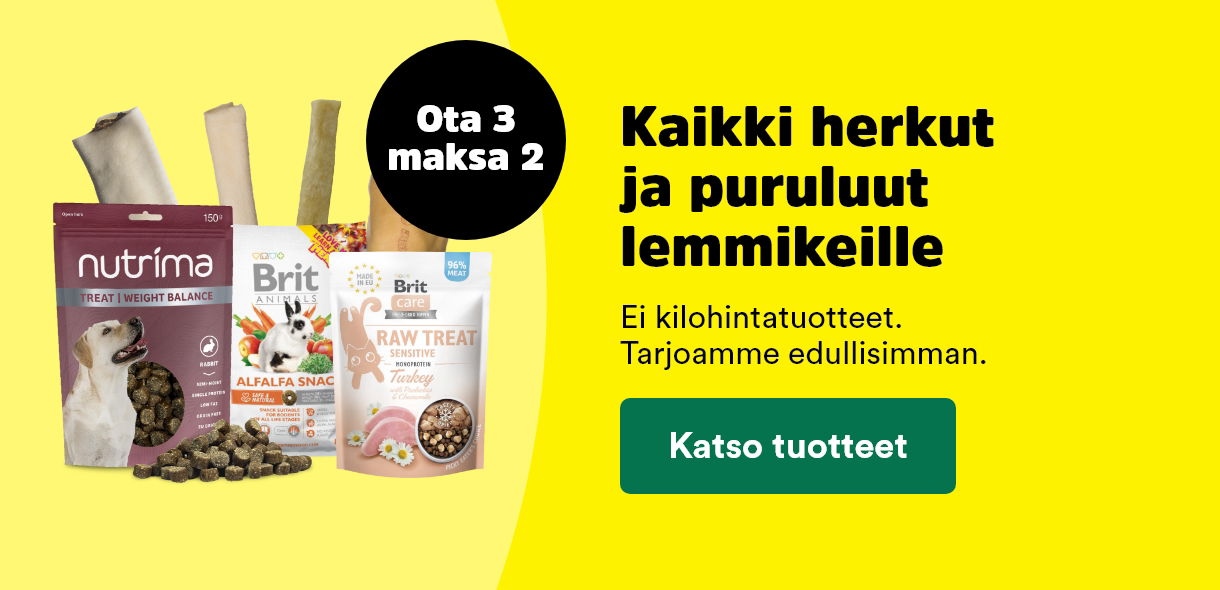 Kaikki herkut ota 3 maksa 2. Ei kilohintatuotteet ja tarjoamme edullisimman. Katso tuotteet.