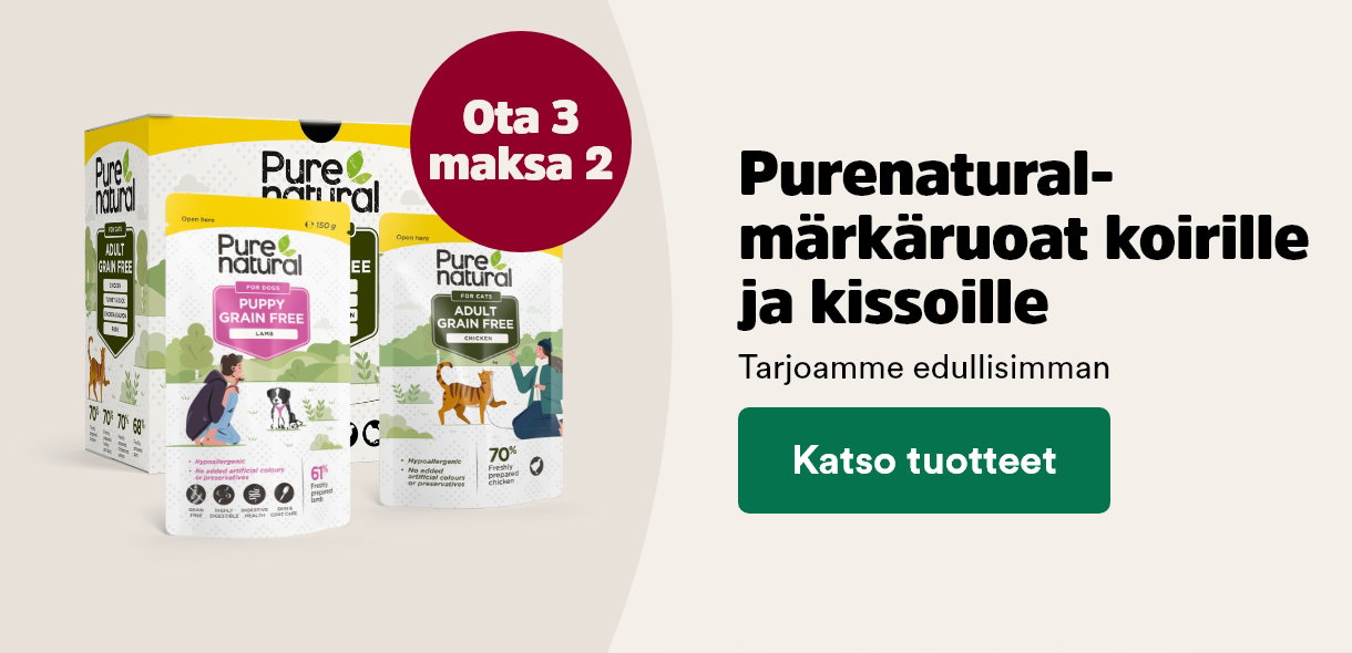 Purenatural-m&auml;rk&auml;ruoat Ota 3 maksa 2