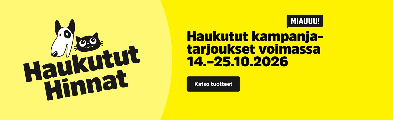 Haukutut hinnat 14.-25.10.2026