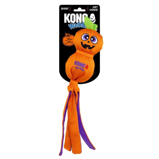 KONG Halloween Wubba Ballistic kurpitsalyhty L