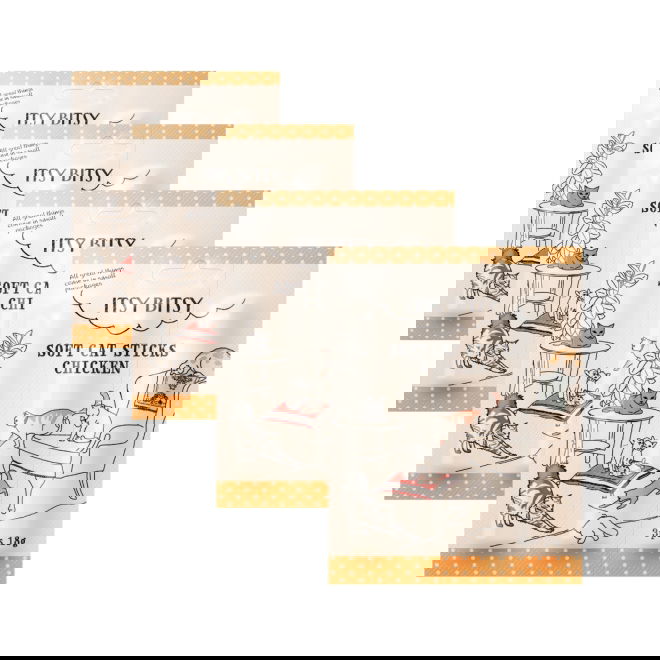 ItsyBitsy Cat Herkkutikku kana säästöpakkaus 12x6g