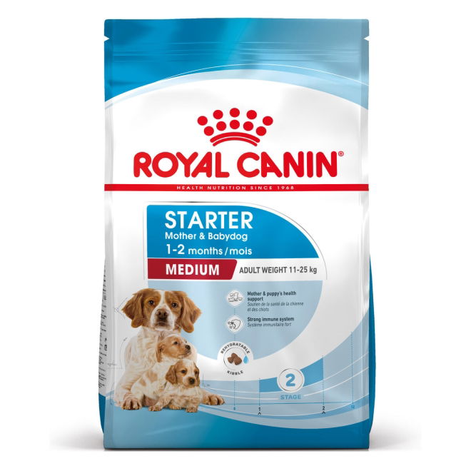 Royal Canin Medium Starter koiran ja koiranpennun kuivaruoka