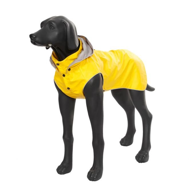 Rukka Stream koiran sadetakki keltainen