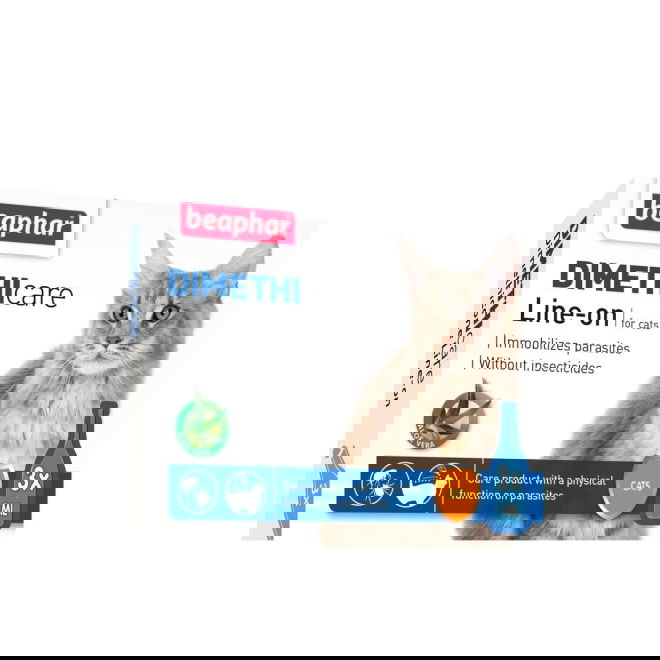 Punkkiliuos kissalle Dimethicare Line-on