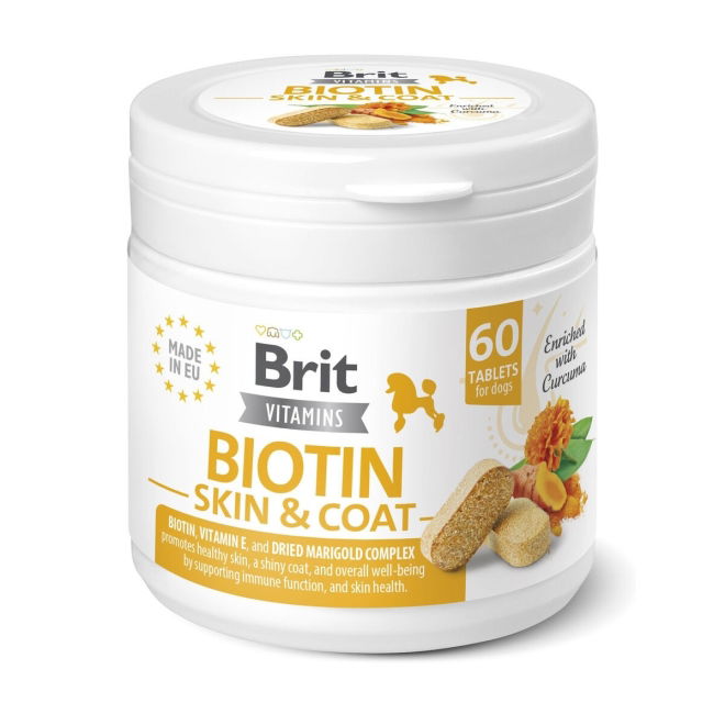 Brit Vitamins Biotin Skin & Coat Care 120 g