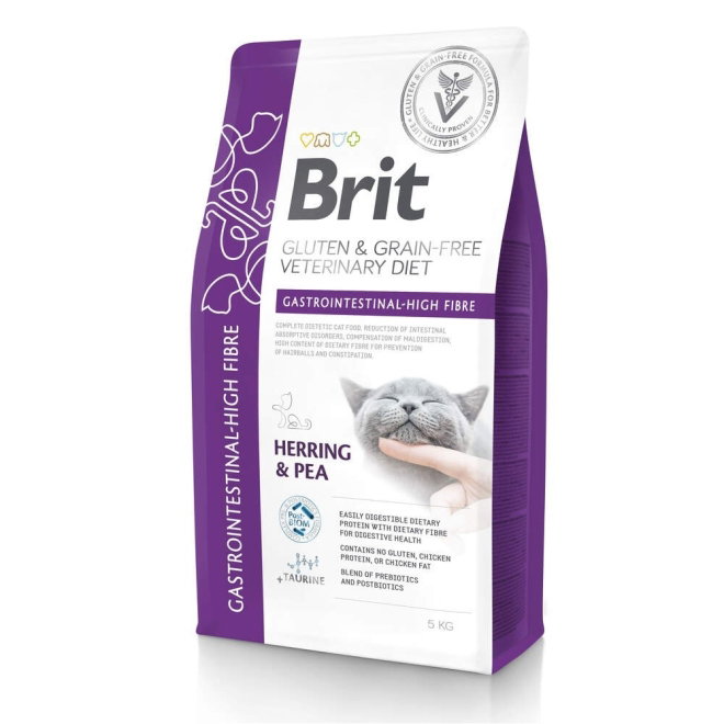Brit Grain-Free Veterinary Diet Cat Gastrointestinal High Fibre (5 kg)