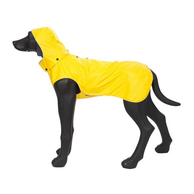 Rukka Stream koiran sadetakki keltainen