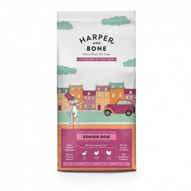 Harper and Bone Dog Senior/Light Flavours Farm