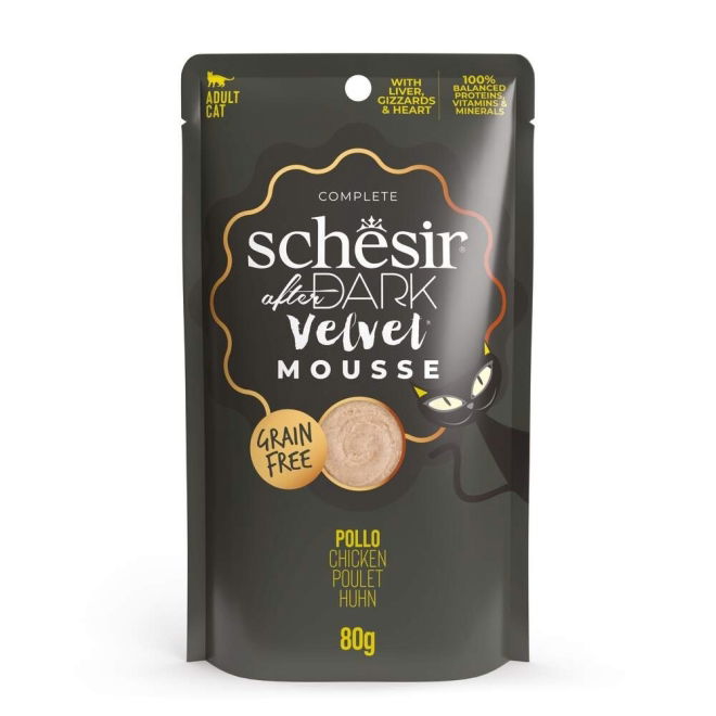 Schesir After Dark Velvet Mousse Chicken 80 g