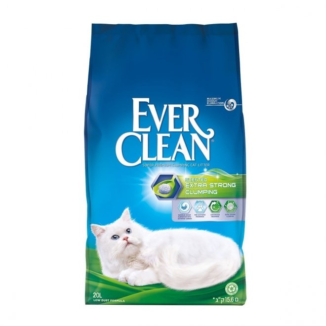 Ever Clean Scented Extra Strong kissanhiekka 10 l (20 l)