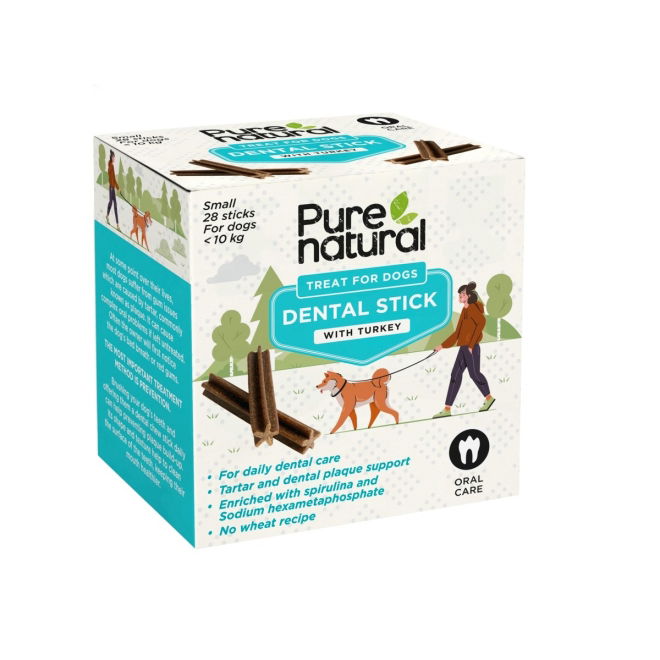 Purenatural Dental Stick purutikut 28 kpl kuukausipakkaus (S)