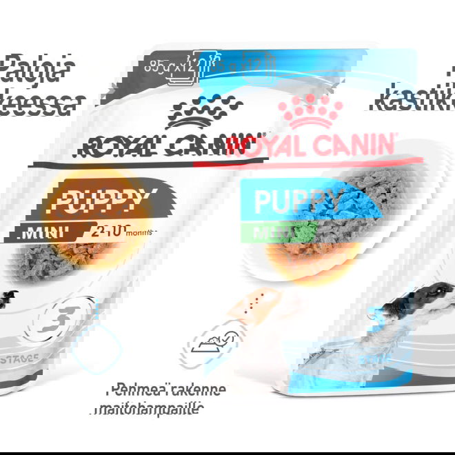 Royal Canin Mini Puppy koiranpennun m&auml;rk&auml;ruoka 12x85g